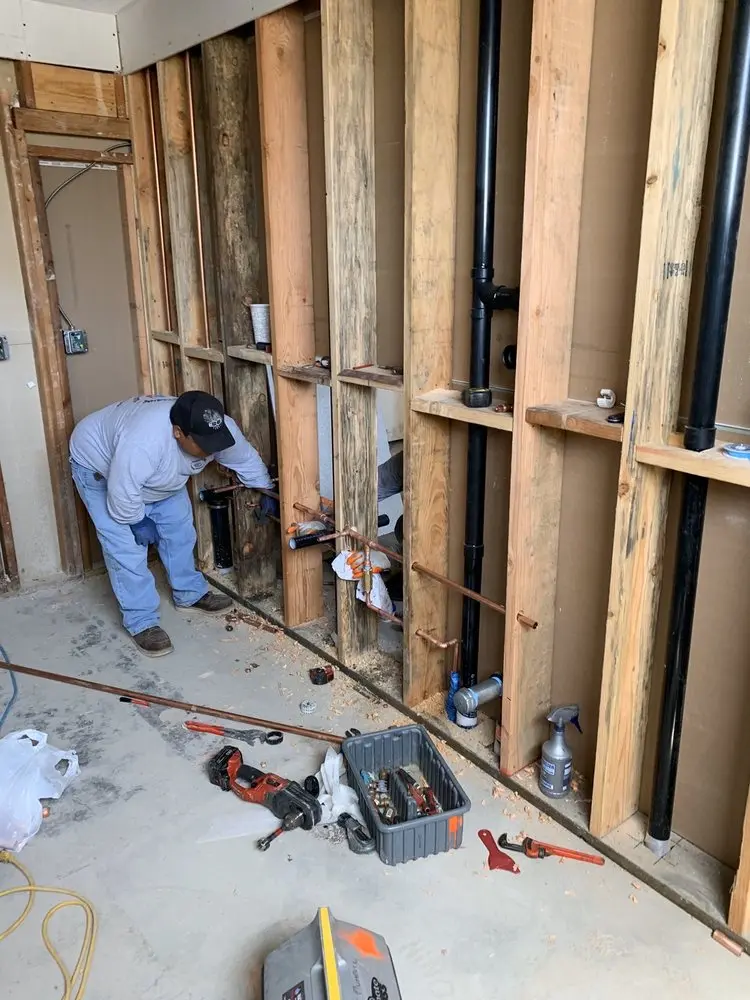 Commercial rough-in plumbing for Water Heater Replacement in Skaneateles Falls